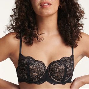 NEW 32C 1/2 ThirdLove 24/7 Lace Balconette Bra